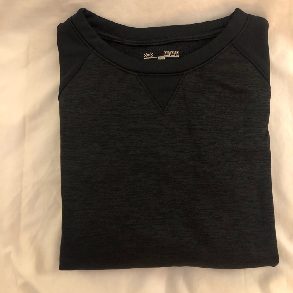 Under Armour Cold Gear Men’s Heather Charcoal Crewneck Sweatshirt